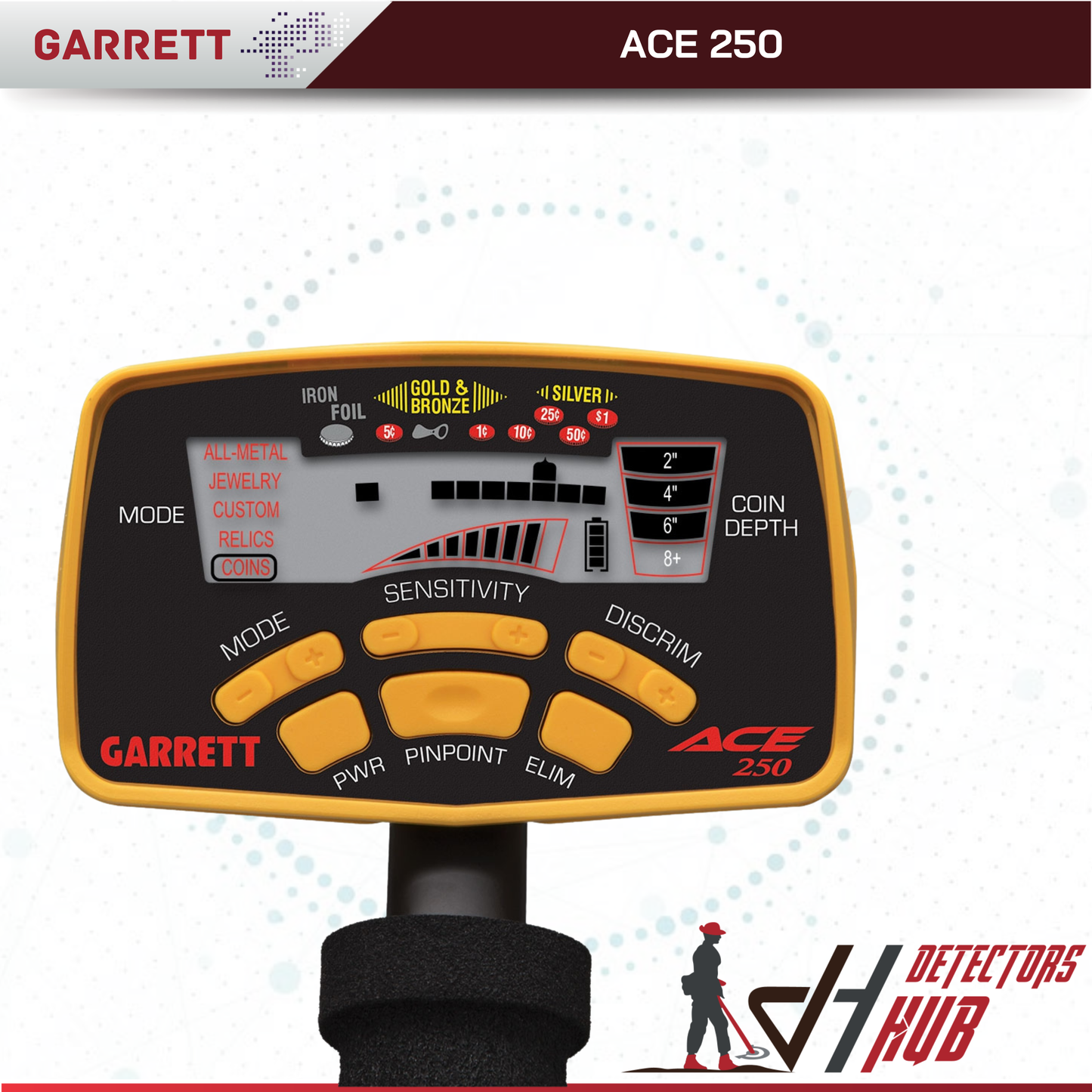 Detector de metales Garrett ACE 250