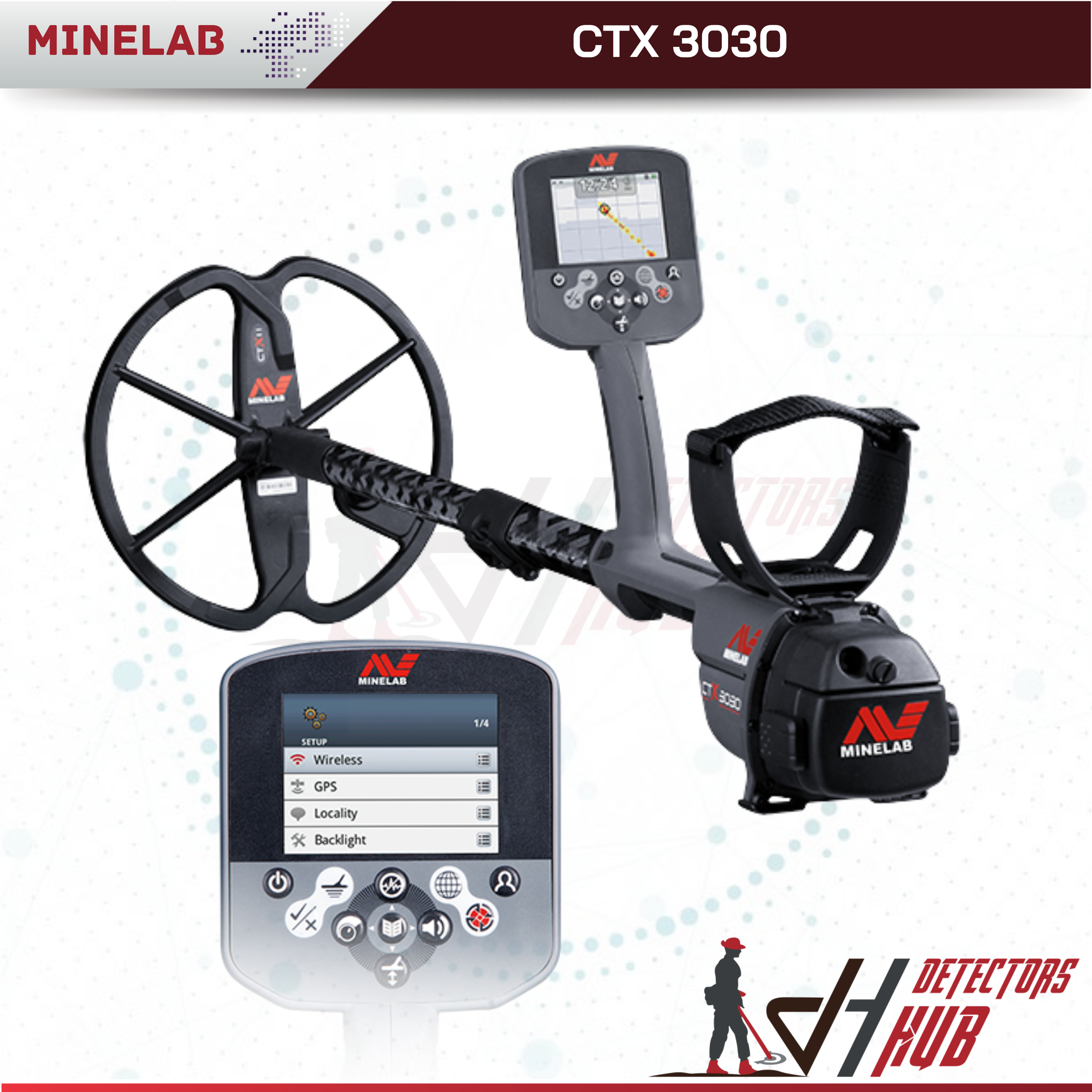 MINELAB CTX 3030 Metal Detector– DetectorsHub