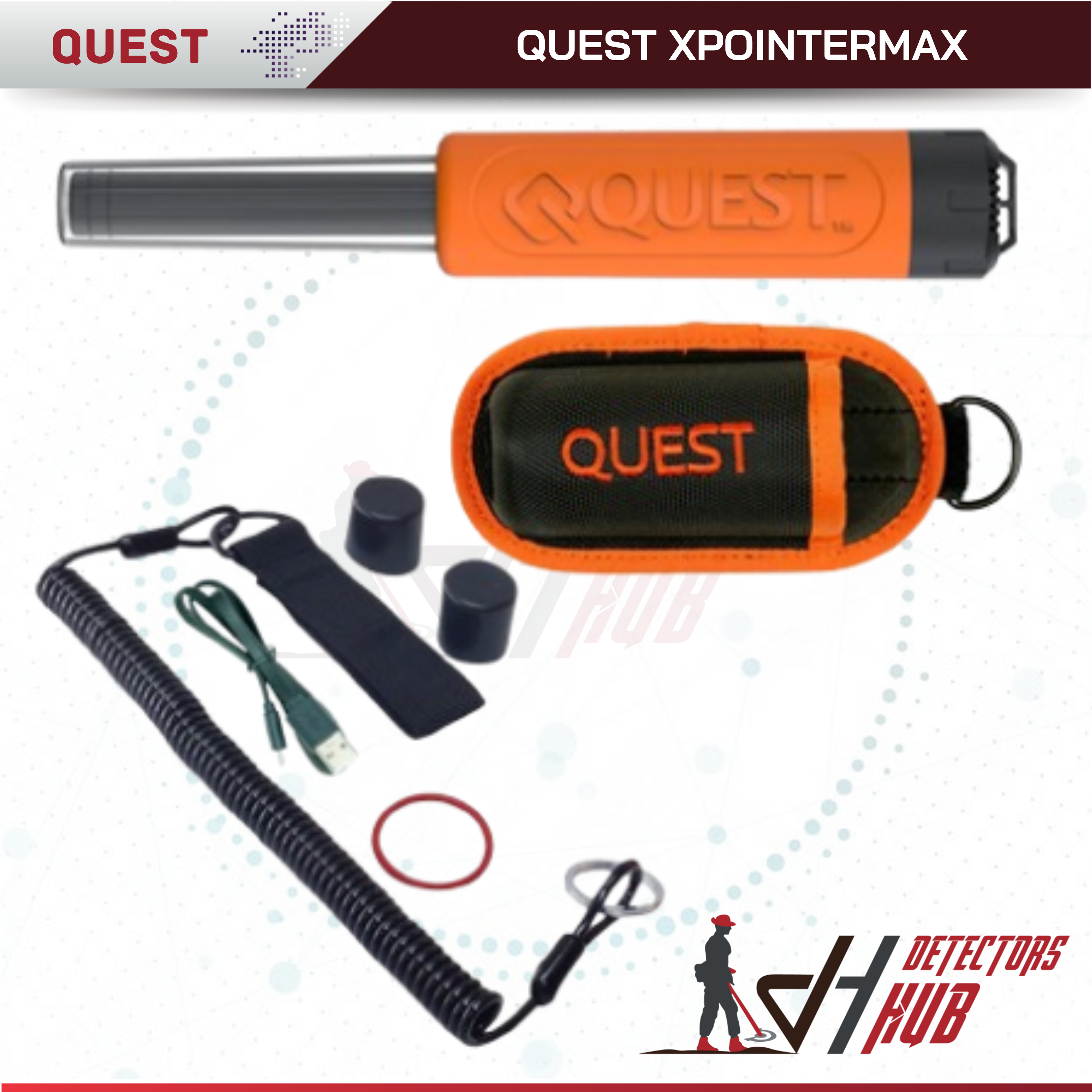 Quest Xpointer Magic MAX Pinpointer mit Magic Holster