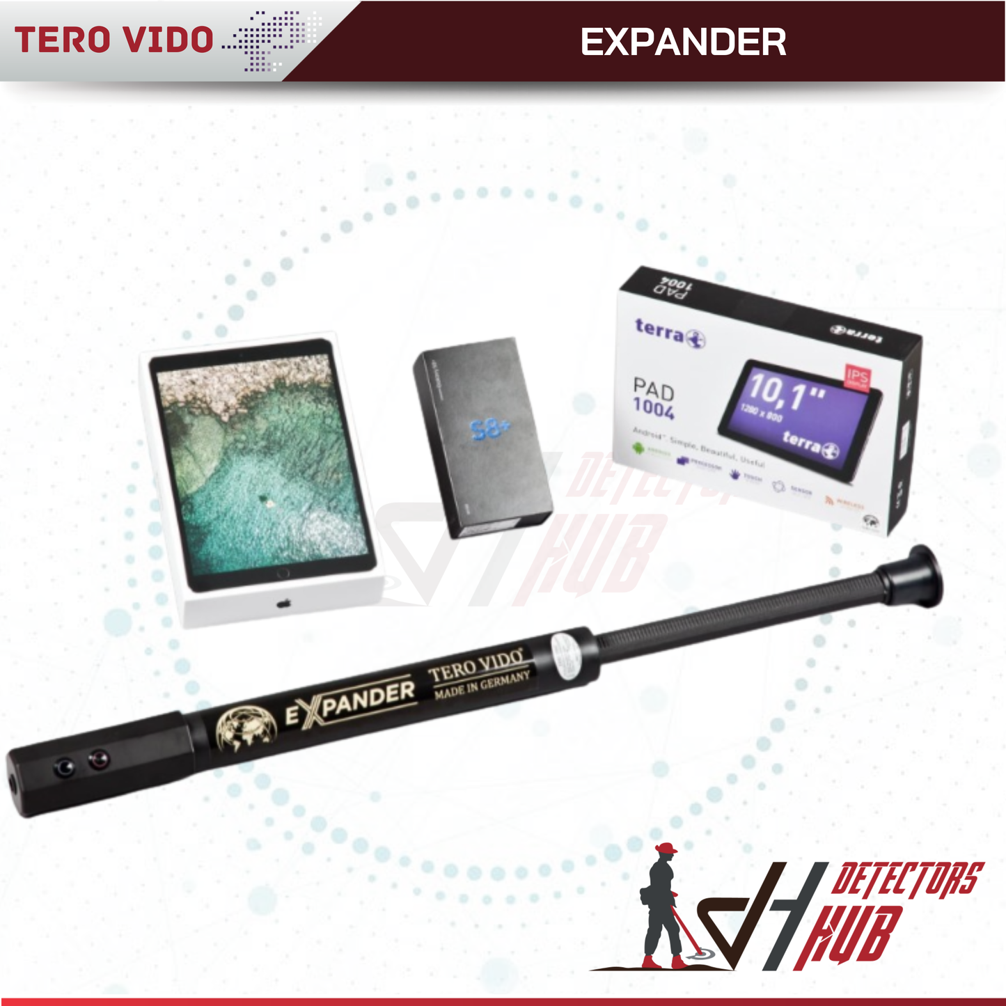 جهاز Tero-Vido Expander 3D Scanning للكشف عن المعادن تحت الأرض