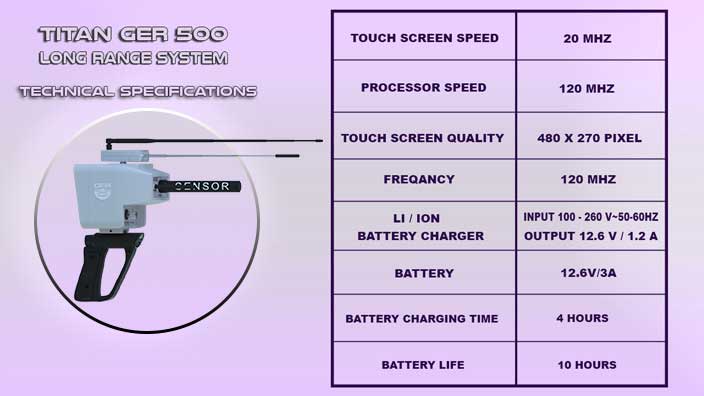 GER DETECT Titan GER 500 Diamond Detector