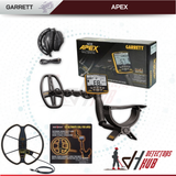 Garrett ACE Apex  WIth 13''x13" DETECH Coil Metal Detector With Z-Lynk Wireless Headphone
