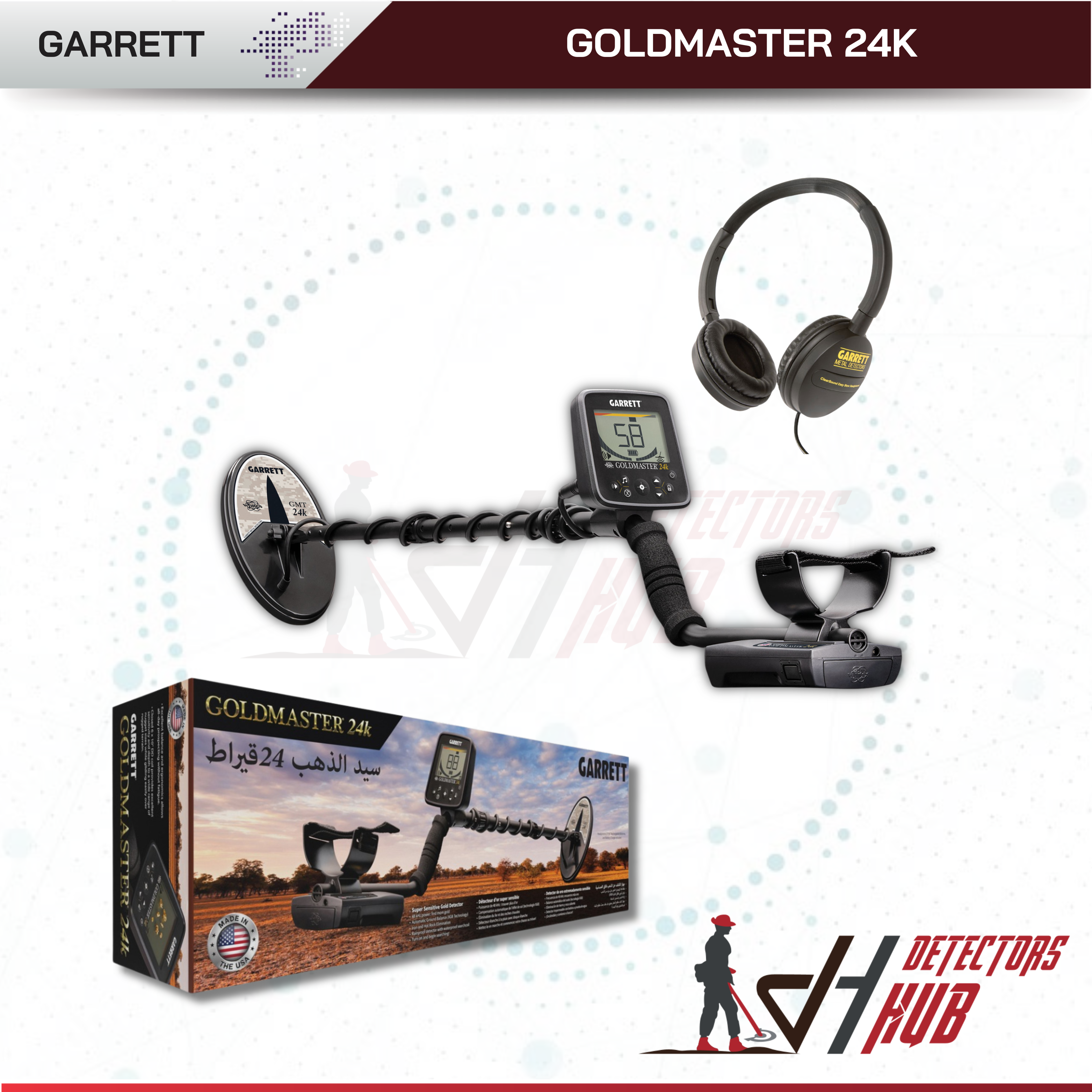 Detector de metales Garrett Goldmaster 24K