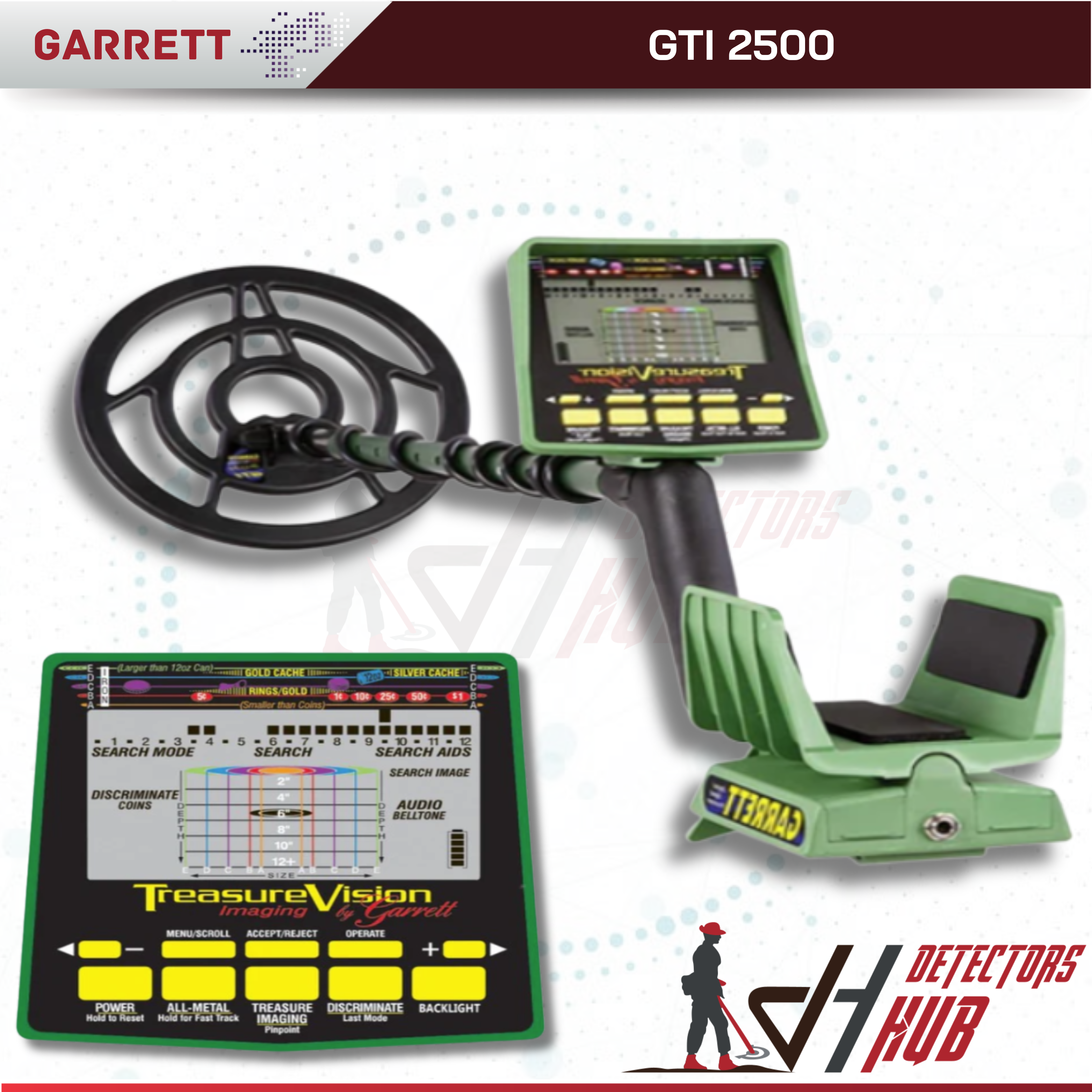 Détecteur de métaux Garrett GTI™ 2500