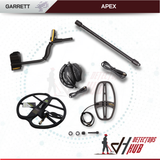 Garrett ACE Apex  WIth 13''x13" Blackdog Coil Metal Detector With Z-Lynk Wireless Headphone