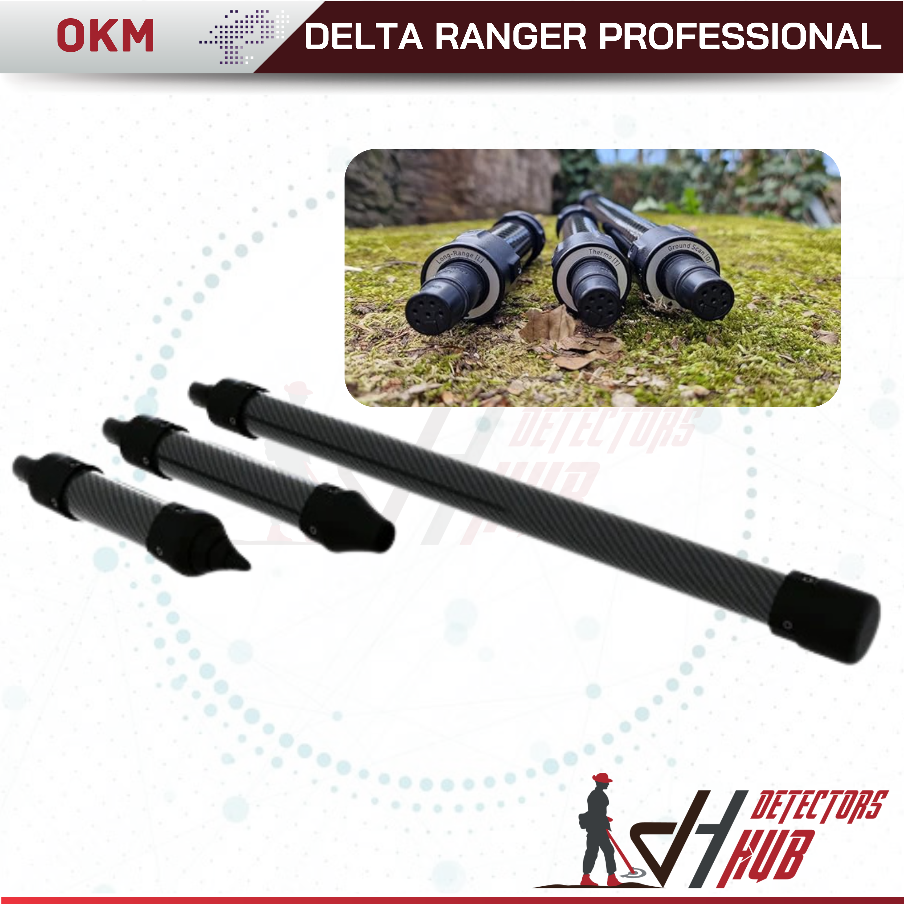 OKM Delta Ranger Professional Long Range Metal Detector