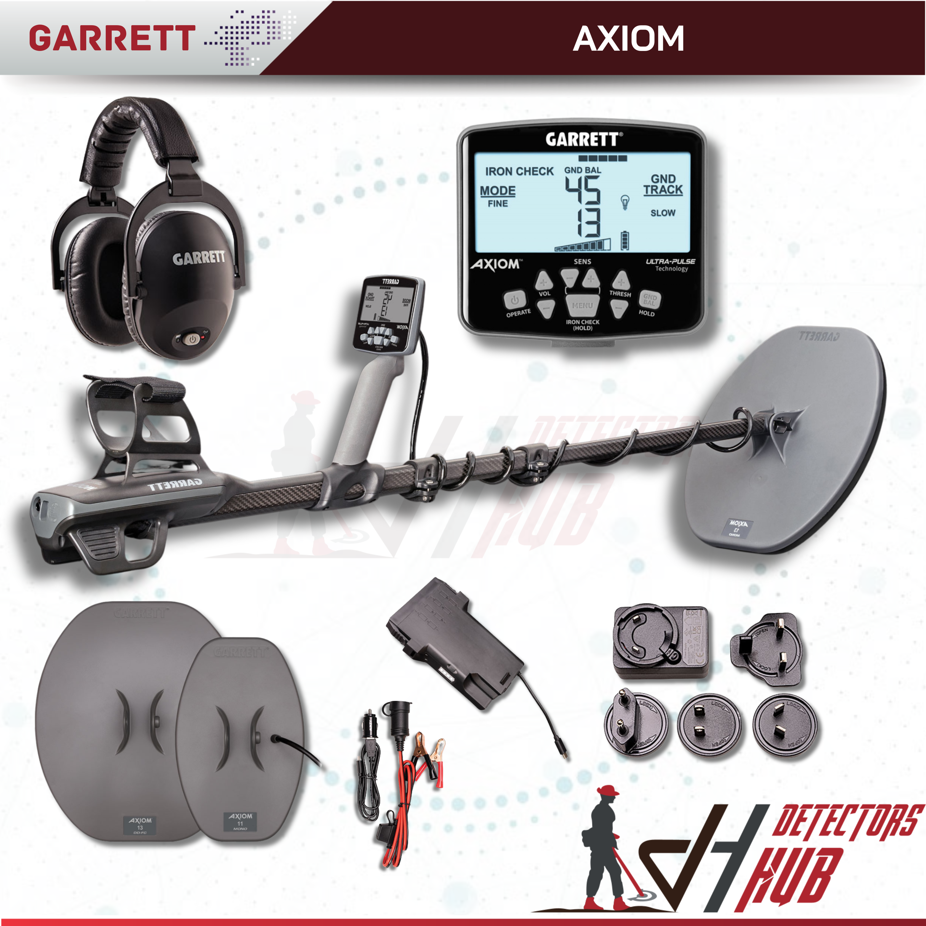 Garrett AXIOM Ultra-Pulse Gold Detector– DetectorsHub