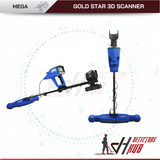 Escáner 3D estrella dorada