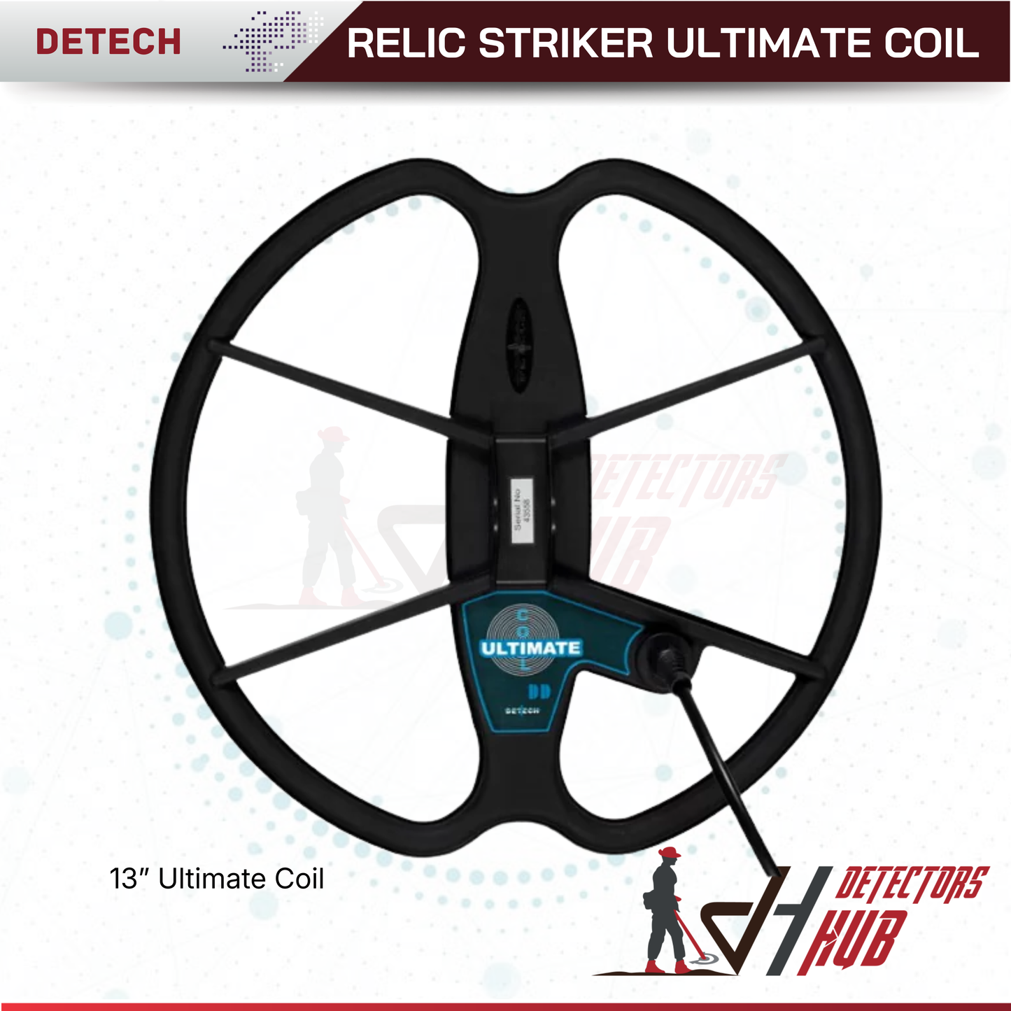 DETECH Relic Striker Deep Metal Detector (4.8 kHz, SEF & Ultimate Coils)