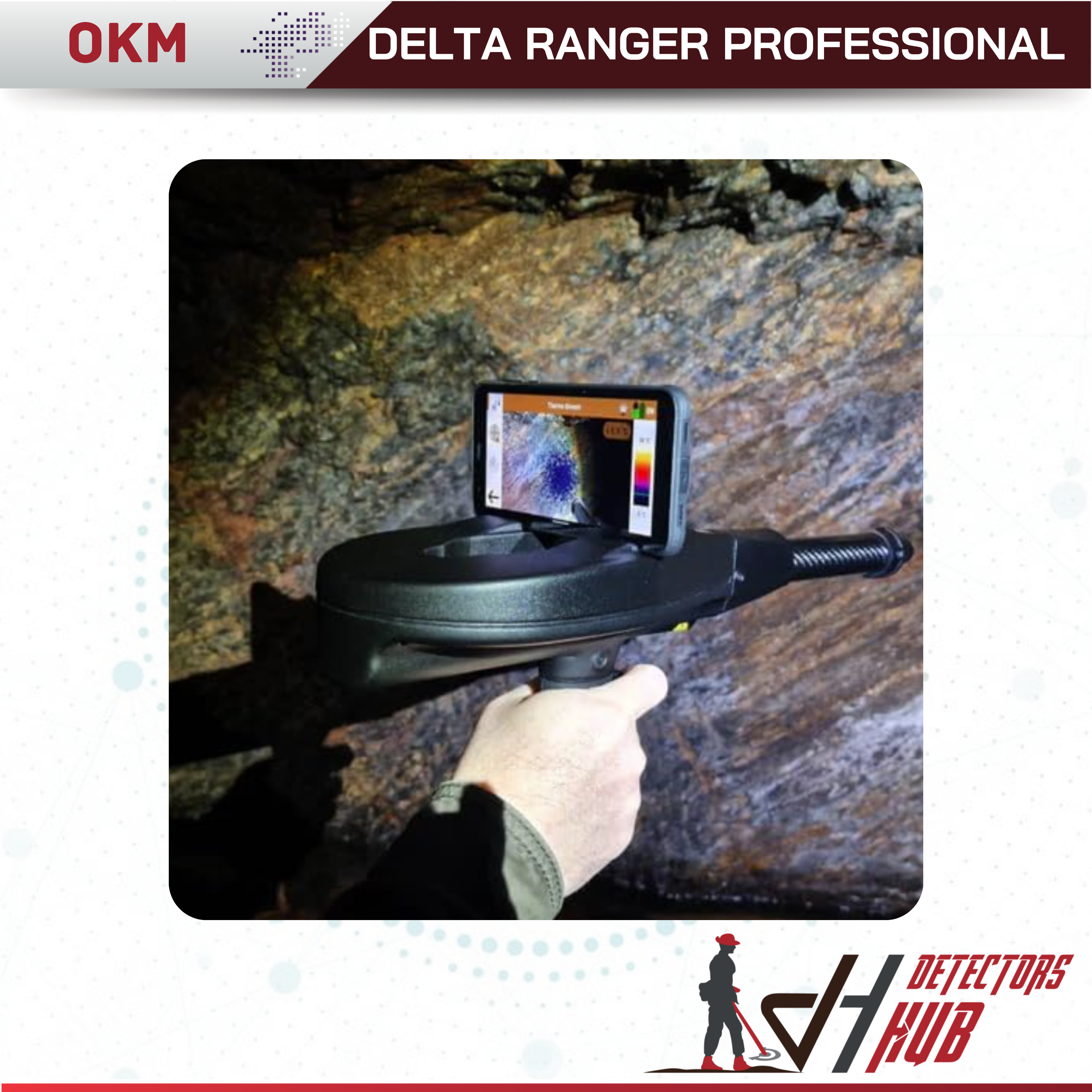 OKM Delta Ranger Professional Long Range Metal Detector