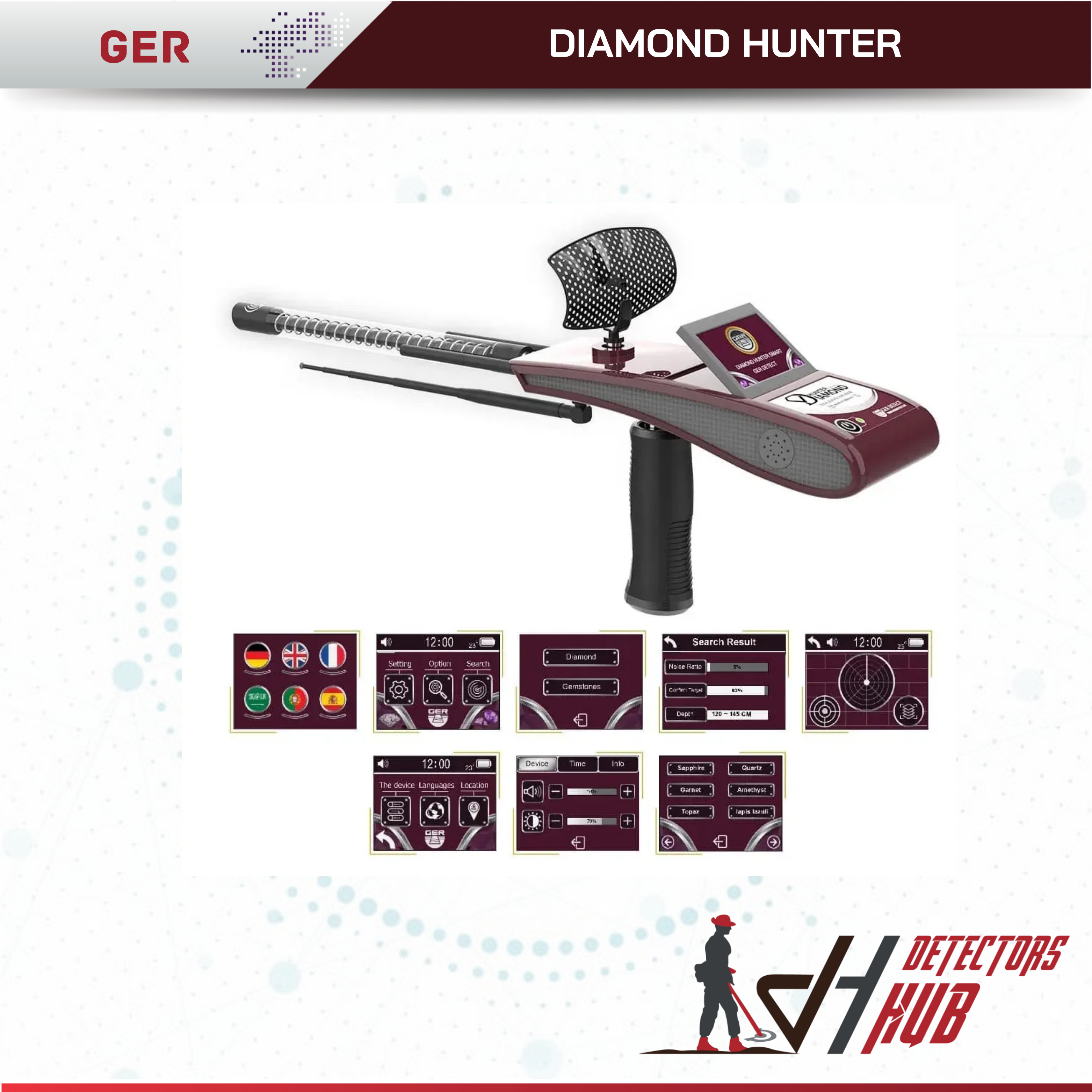 Diamond Hunter Smart Detector– DetectorsHub
