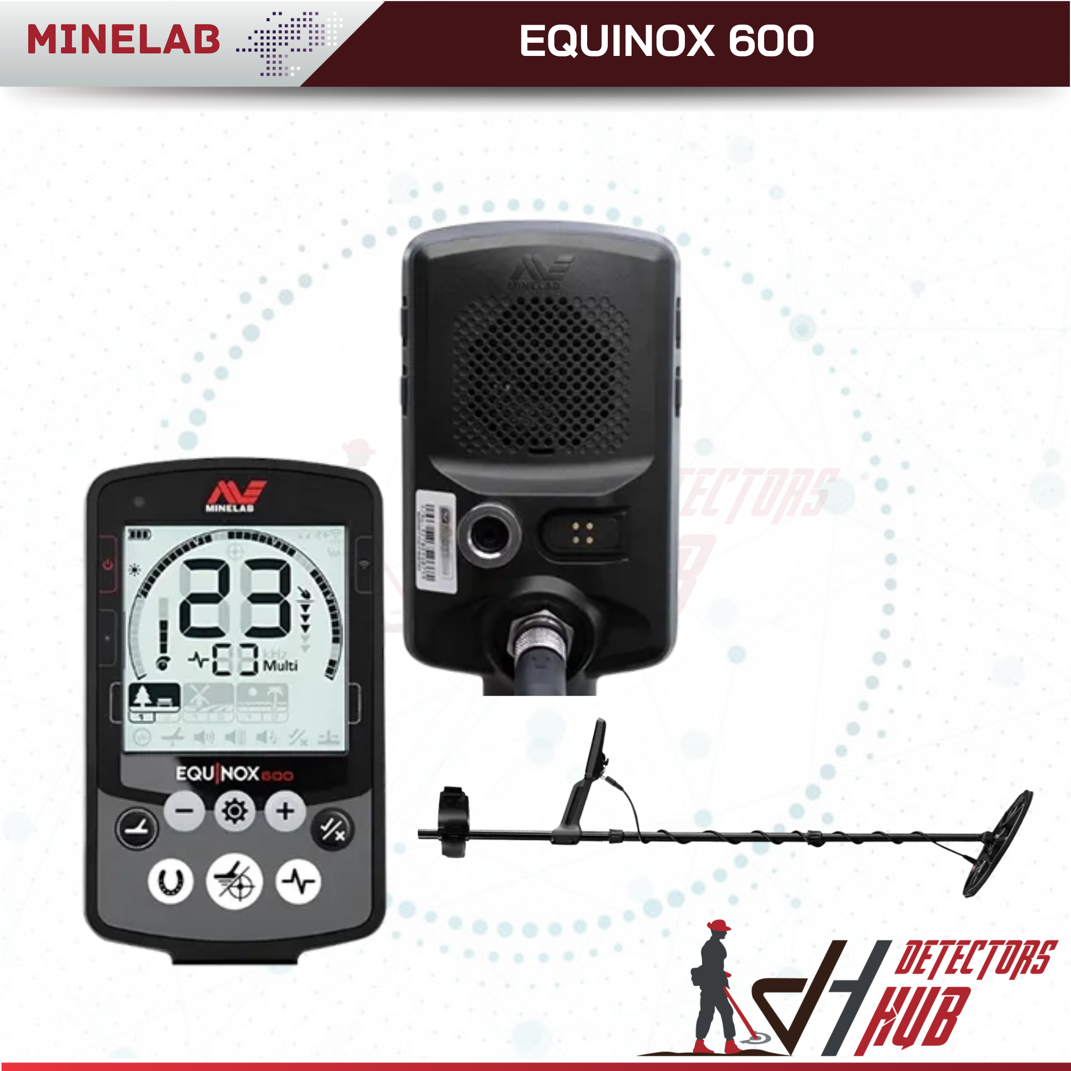 MINELAB Equinox 600 Metal Detector– DetectorsHub