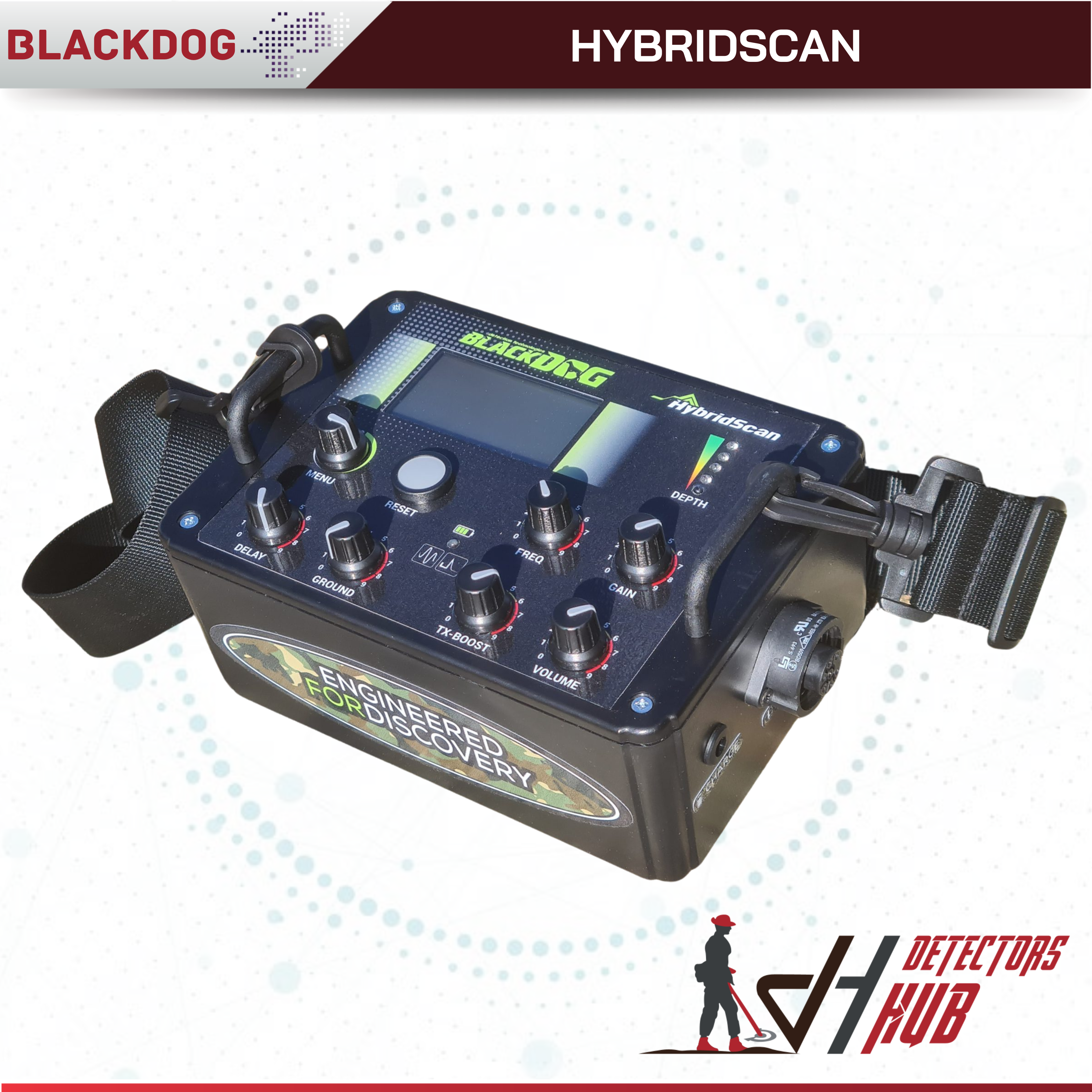 BLACKDOG HybridScan Deep Metal Detector– DetectorsHub