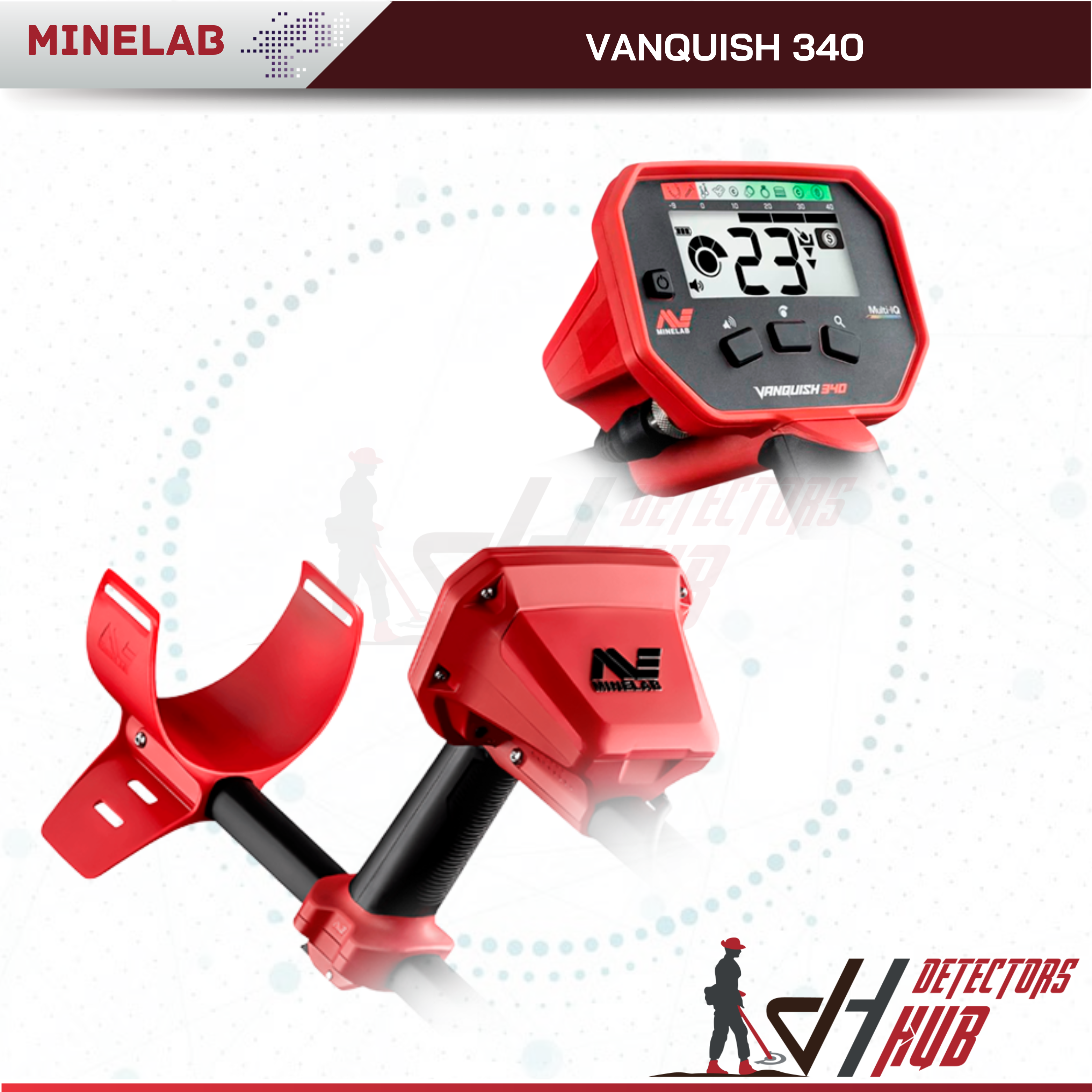 Minelab マインラボ Vanquish 340 金属探知機│直輸入品MINELAB