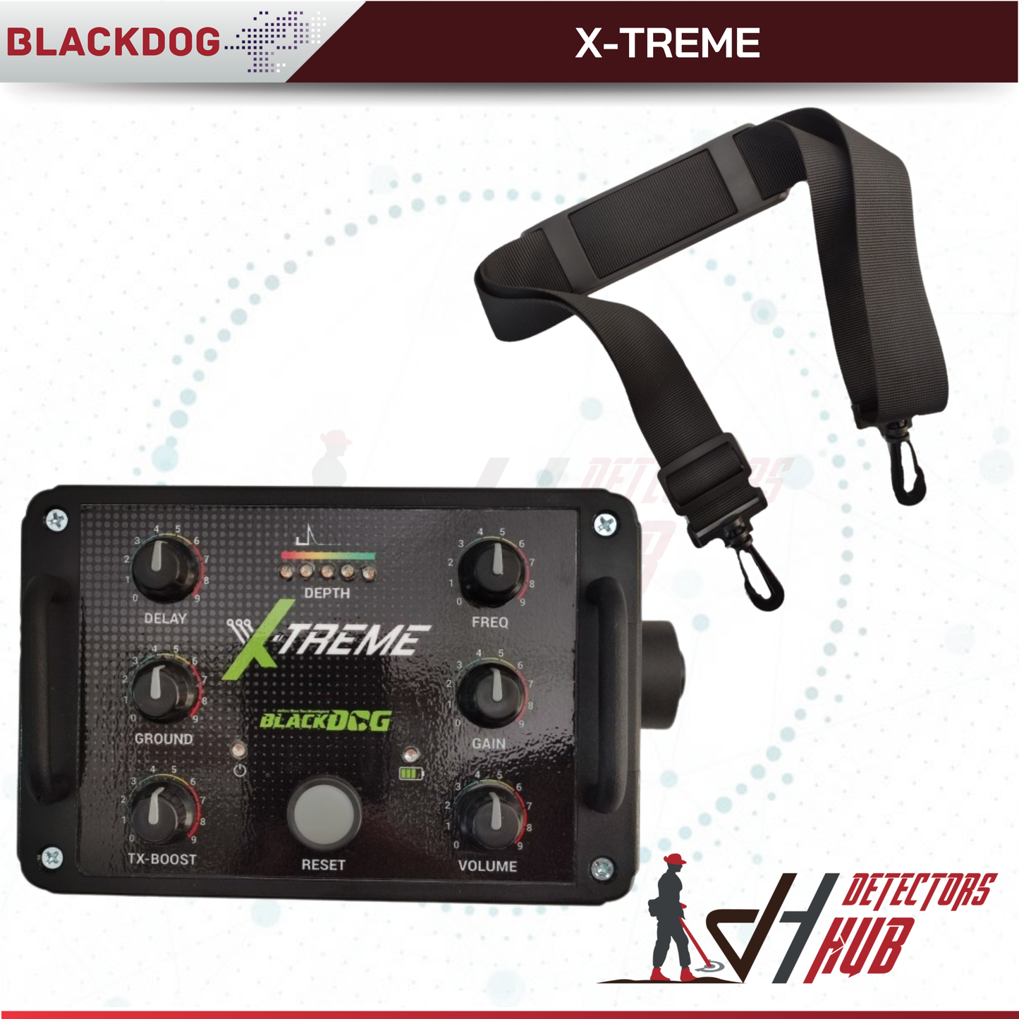 BLACKDOG X-TREME Deep Metal Detector
