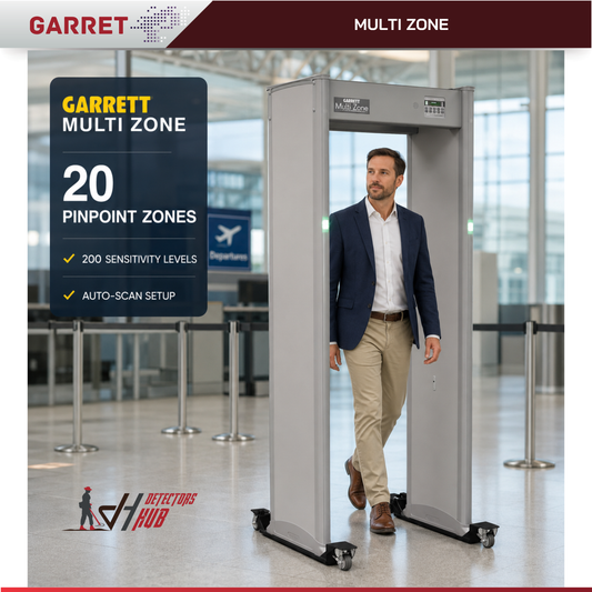 Garrett Multi Zone Walk-Through Metal Detector