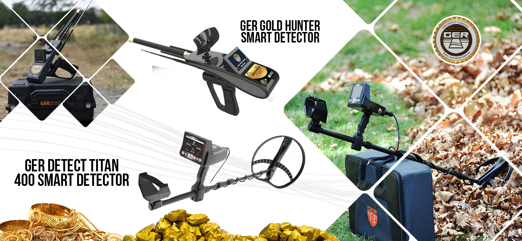 Titan 400 Smart : GER Detect a tout pour votre chasse au trésor.