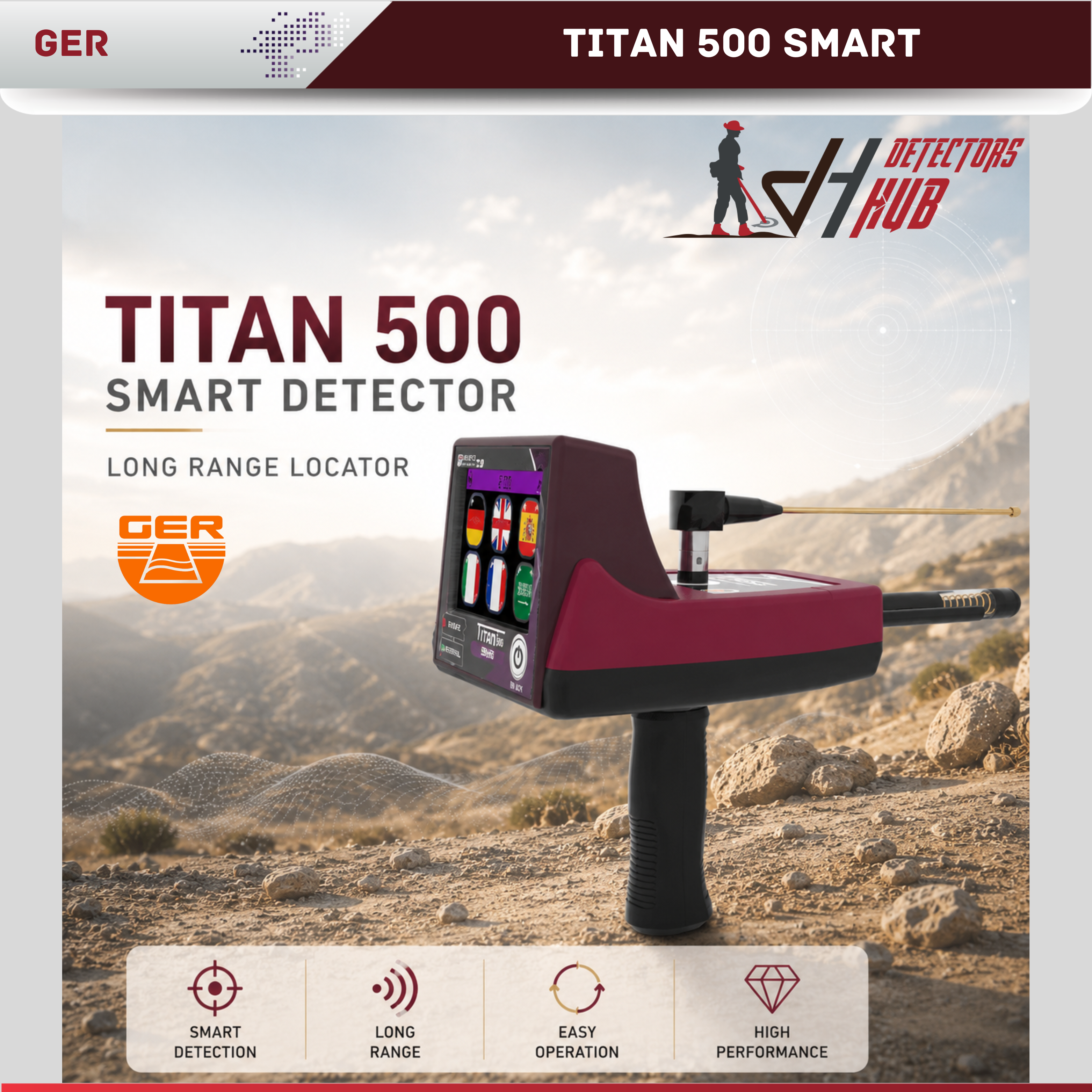 TITAN 500 Smart Diamond & Gemstones Detector