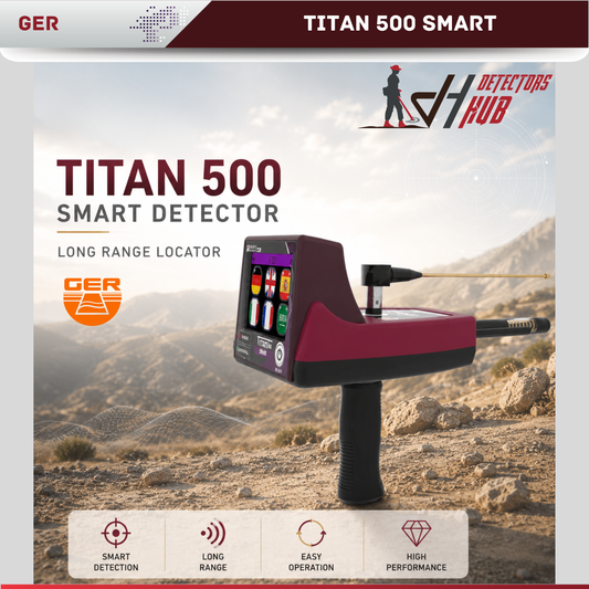 جهاز TITAN 500 الذكي للكشف عن الألماس والأحجار الكريمة